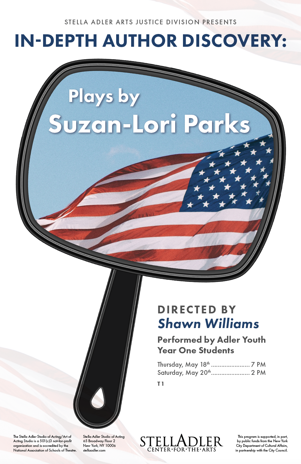 Poster for In-Depth Author Discovery: Plays by Suzan-Lori Parks